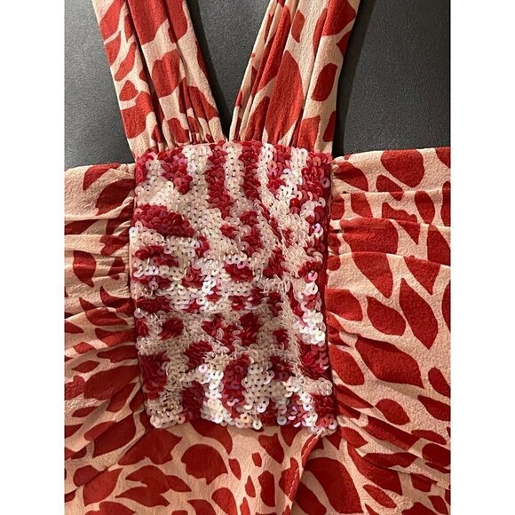 Bcbg Max Azria  womens maxi halter neck  evening dress - Picture 12 of 16